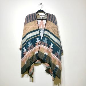 Urban Heritage Multicolor Poncho